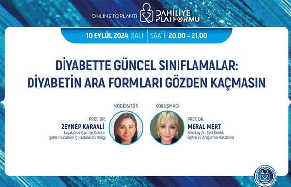 Diyabette Güncel Sınıflamalar 10 Eylul 2024 Salı